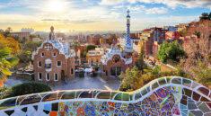 Parc Güell à Barcelone en Espagne