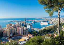 Ville de Malaga en Espagne