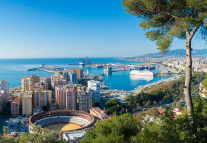 Ville de Malaga en Espagne