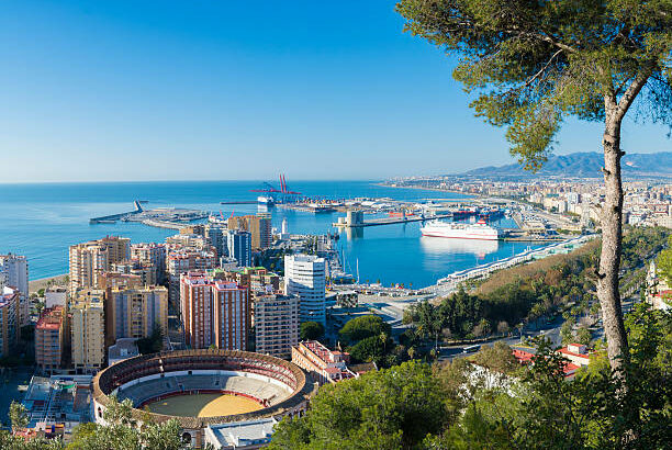 Ville de Malaga en Espagne